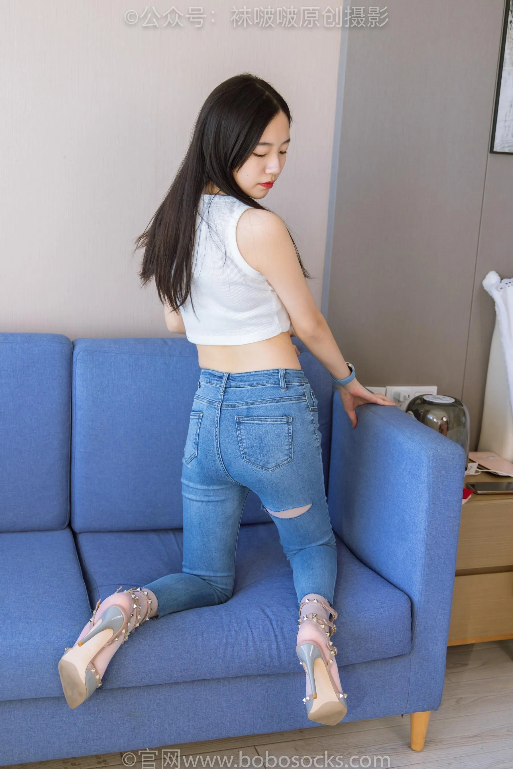 [BoBoSocks袜啵啵]NO.201 小甜豆-高跟鞋、白丝 [87P]插图7